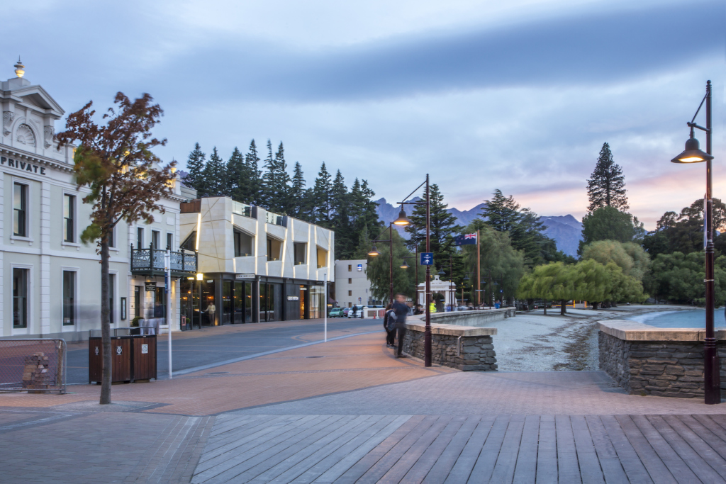 New Eichardt’s building and streetscaping enhances popular downtown Queenstown area